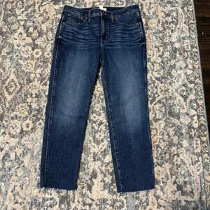 Madewell Mid-Rise Stovepipe- Size 28